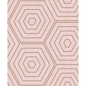 Aztec Hexagons Paper Strippable Roll (Covers 54 sq. ft.)