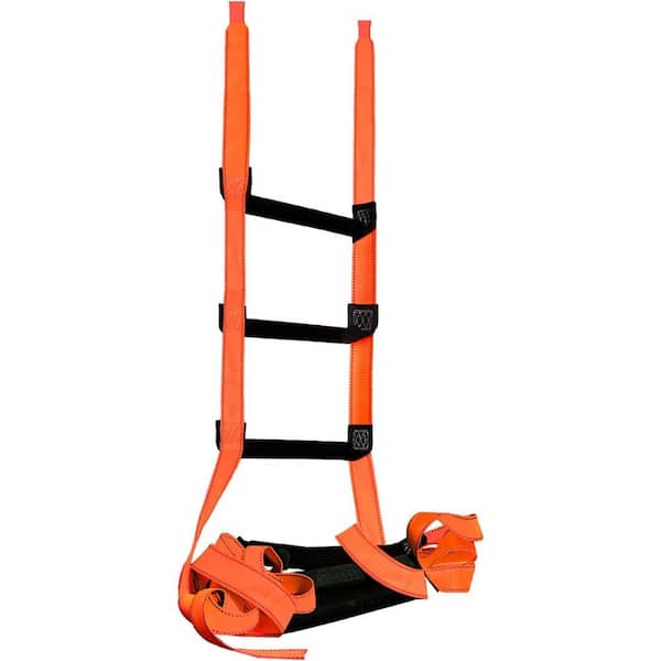 Vrbgify Fire Escape Ladder for 16.5 ft. Portable Safety Rope Ladder with 2-Hooks and Multi-use for Kids and Adults
