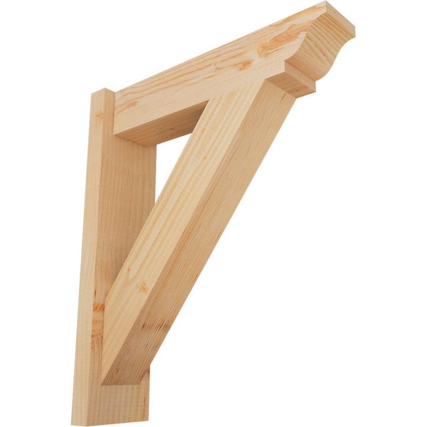 Ekena Millwork 6 in. x 24 in. x 20 in. Douglas Fir Traditional Smooth Outlooker