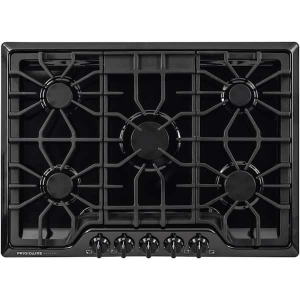 FRIGIDAIRE 30 in. Gas Cooktop in Black with 5 Burners
