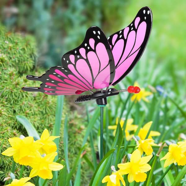 Exhart Windy Wings Garden Stake 5155 - The Home Depot