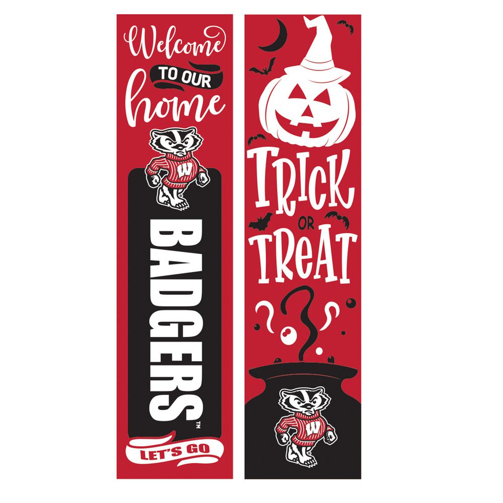 Evergreen 47 in. Double Sided Leaner Halloween Porch Sign