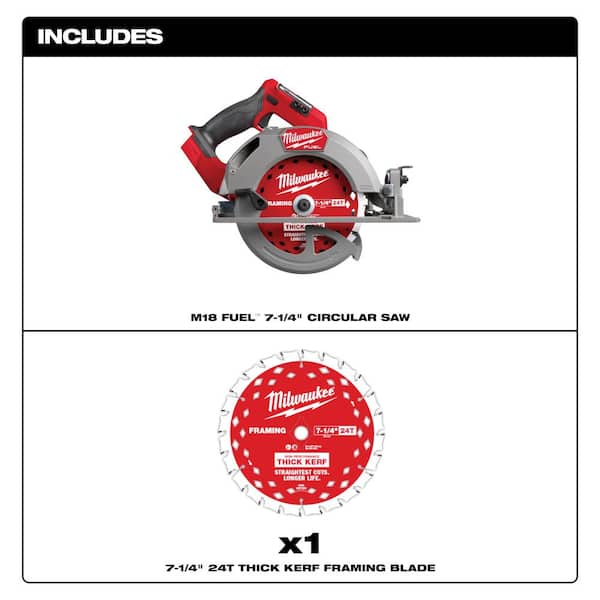 Milwaukee M18 FUEL 18V Lithium-Ion Brushless Cordless 7-1/4 in
