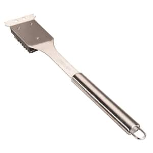 16.5 in. Stainless Steel Grill Brush with Scraper