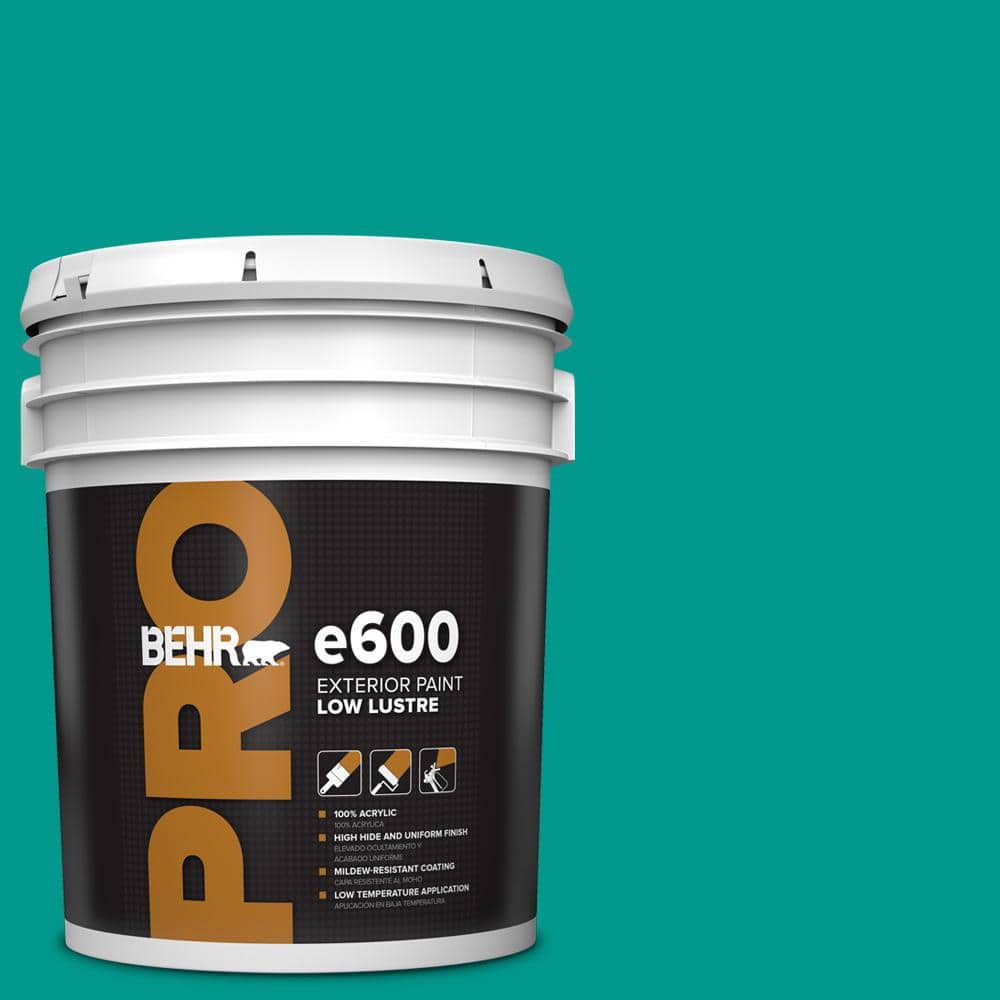 5 gal. #S-G-490 Intense Teal Low Luster Exterior Paint price history on PriceWatchPro