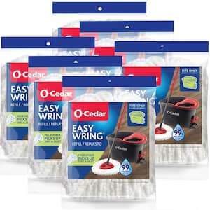 EasyWring Spin Mop Microfiber Mop Head Refill (6-Pack)