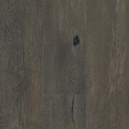 Taupe Oak White Oak 1/4 in. T x 6.5 in. W Waterproof Wire Brushed Engineered Hardwood Flooring (21.7 sqft/case)