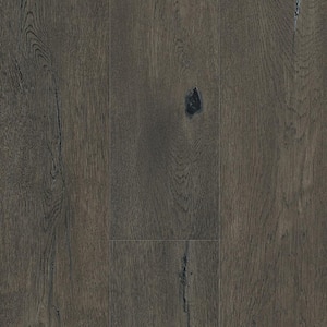 Taupe Oak White Oak 1/4 in. T x 6.5 in. W Click Lock Wire Brushed Engineered Hardwood Flooring (21.7 sq.ft./case)