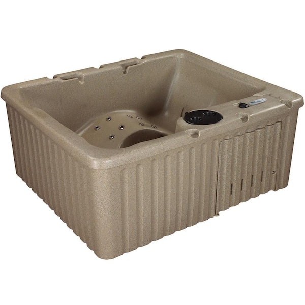 AquaLife Largo LS 5-Person 30 Stainless Jet, Lounger, Plug and Play or 240V Hot Tub with Stainless Steel Heater and Ozone