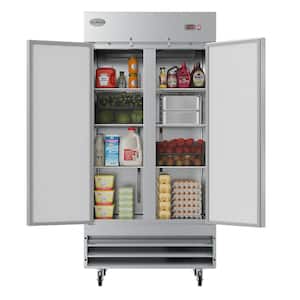 35 cu. ft. 2 Door Commercial Reach-In Refrigerator in Stainless Steel