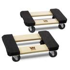 1320 lbs. Capacity 12 in. x 18 in. Hardwood Furniture Moving Dolly (2-Pack)