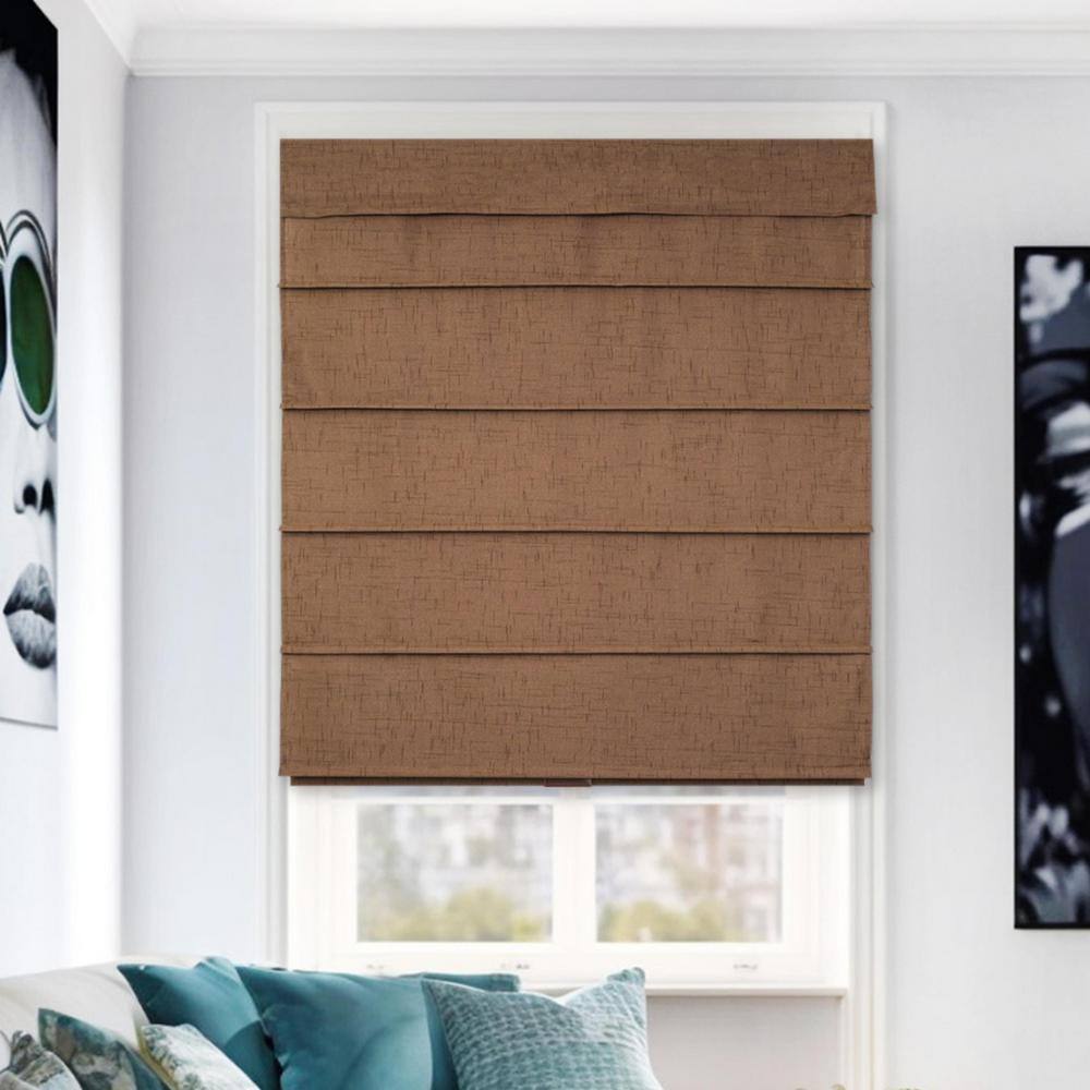 Cafe Cordless Blackout Privacy Polyester Roman Shade 48 in. W x 64 in. L price history on PriceWatchPro