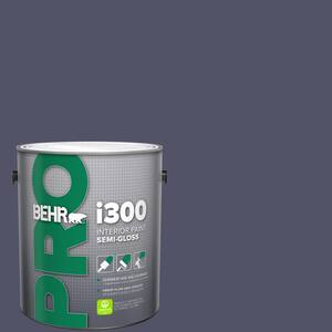 1 gal. #640F-7 Academy Purple Semi-Gloss Interior Paint