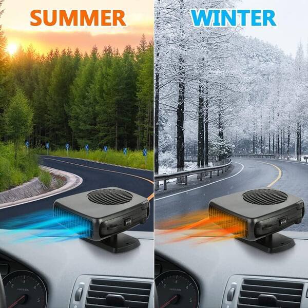 Qidoe 12V Chauffage De Voiture : 200W Portable Voiture Ventilateur Qidoe 12V Chauffage De Voiture : 200W Portable Voiture Ventilateur