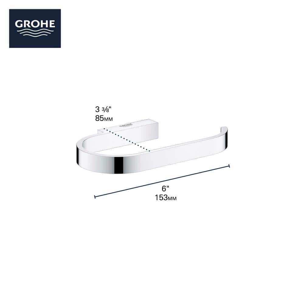 Brushed Nickel Wall Mount Toilet Paper Holder