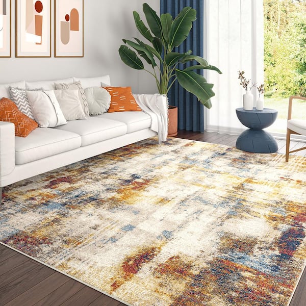 Chelsea Abstract Multi 5 ft. x 7 ft. Indoor Area Rug