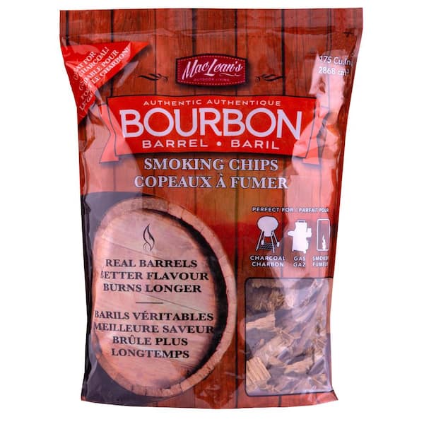 Maclean's OUTDOOR 2 lb. Bourbon Barrel BBQ Smoking Chips