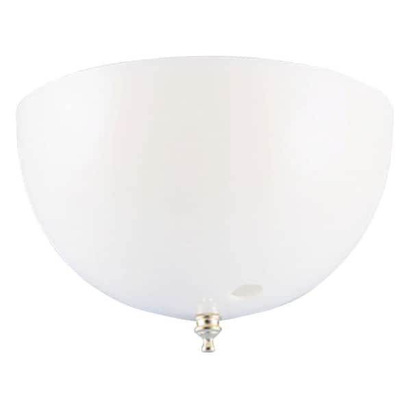 Westinghouse 4-3/4 in. Acrylic White Dome Clip-On Shade with Pull-Chain Opening with 7-3/4 in. Width