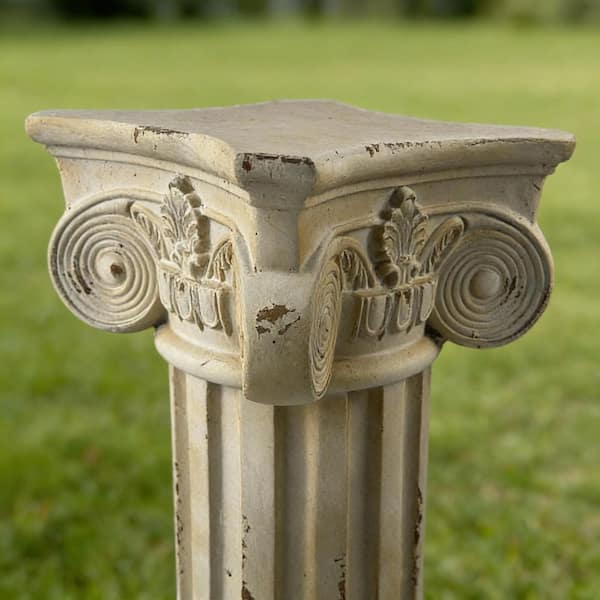 maocao hoom 28 in. Pedestal Column Plant Stand with Base Greek