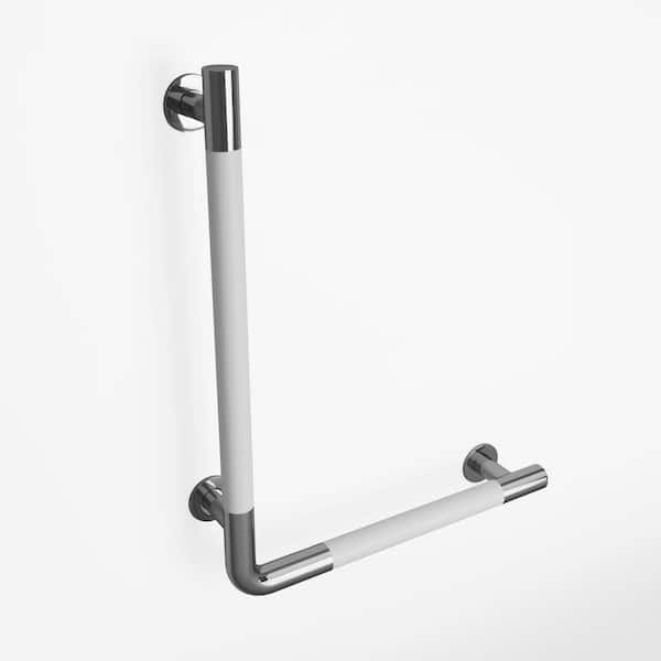 Auvergne 30 in. x 30 in. Grab Bar in Matte White