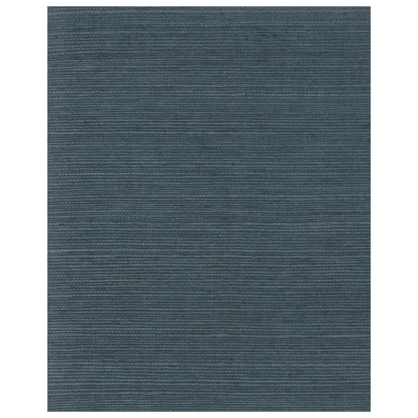 Plain Grass Blues Paper Non-Pasted Strippable Wallpaper Roll (Covers 72 Sq. Ft.)