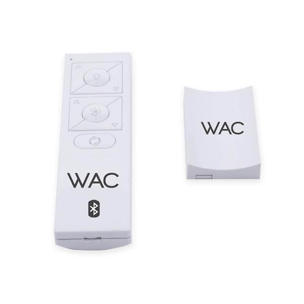 WAC Lighting 6-Speed Ceiling Fan Wireless Bluetooth Remote Control with Wall Cradle for Modern Forms Bluetooth Enabled Fans