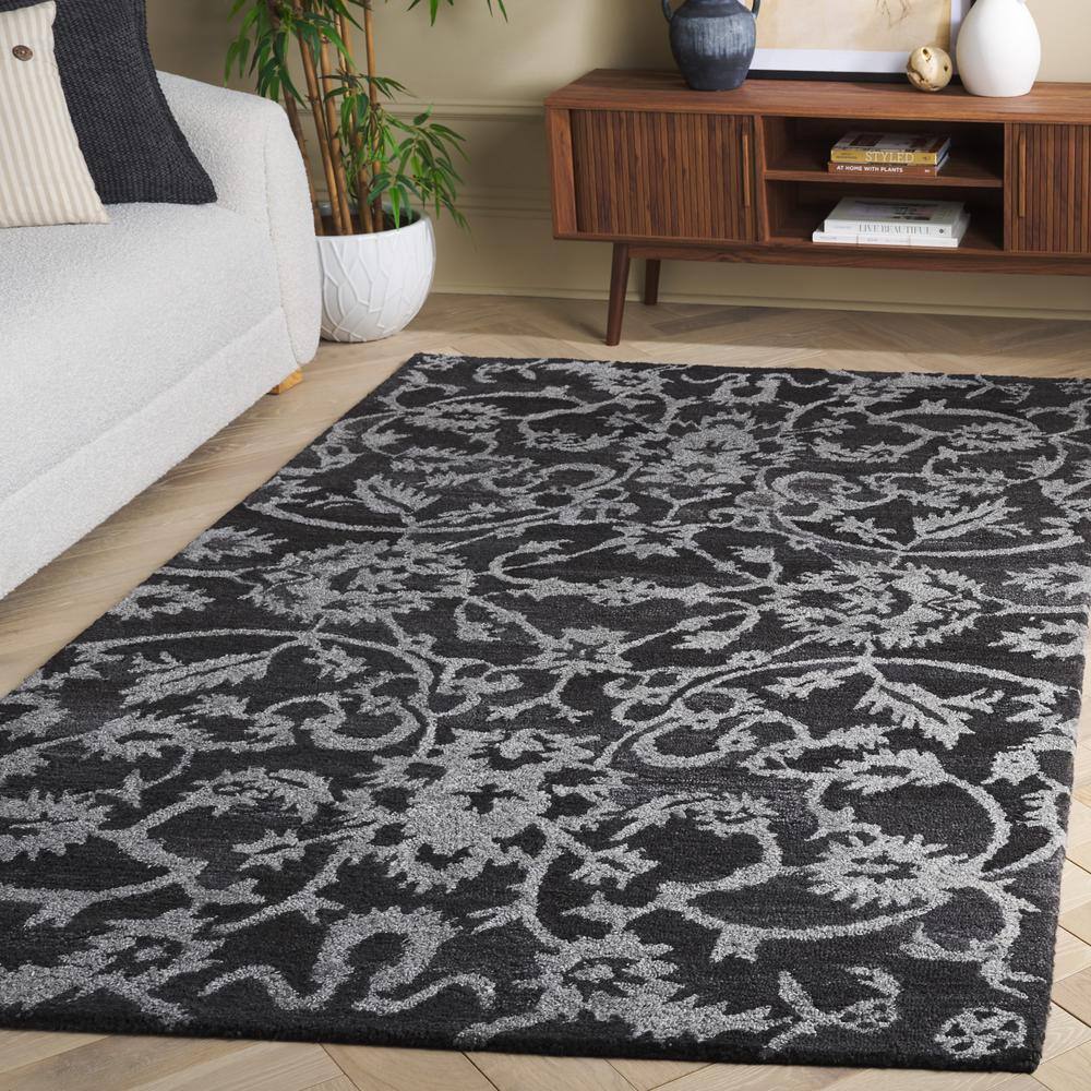 Anatolia Gray Hand Tufted Wool 8' x 10' Area Rug