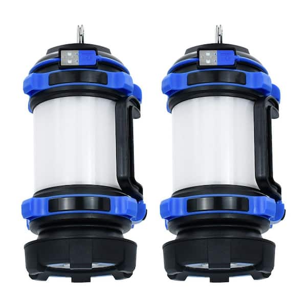 Rechargeable Flashlight Camping Lantern 2-pack