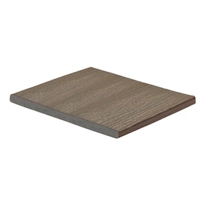 Enhance Naturals 1 in. x 12 in. x 12 ft. Coastal Bluff Composite Brown Fascia Decking Board