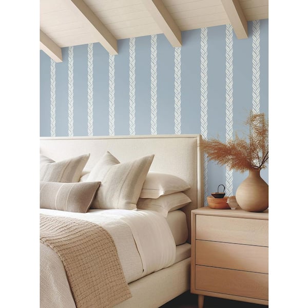 Braided Stripe Blue Wallpaper