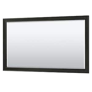 Deborah 58 in. W x 33 in. H Framed Rectangular Bathroom Vanity Mirror in Dark Espresso