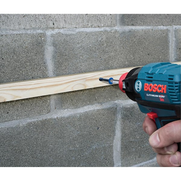 Titen Turbo 1/4 in. x 2-3/4 in. 6-Lobe Flat-Head Concrete and Masonry Screw, Blue (75-Pack)