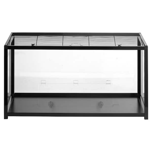 Hamster Cage, 360° Viewing Transparent Hamster Habitats, Small Animal Cage, 37.8 x 18.5 x 21.7 in. 2025 Update