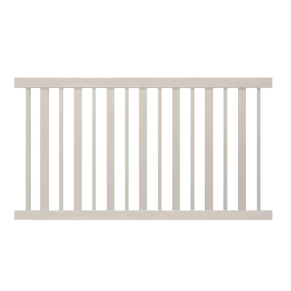 Atlantis 4 ft. H x 8 ft. W Tan Vinyl Pool Fence Panel price history on PriceWatchPro