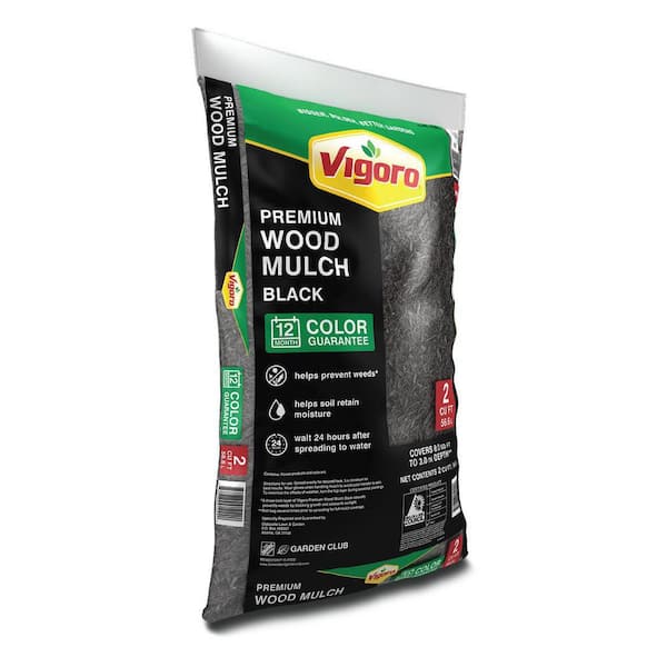 Premium 2-cu ft Black Hardwood Mulch