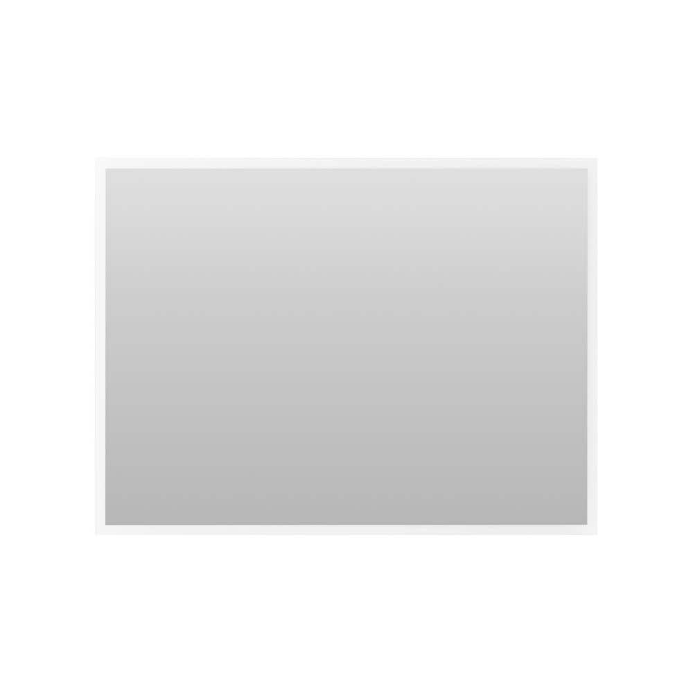 Romano 48 in. W x 36 in. H Large Rectangular Frameless LED Wall Bathroom Va