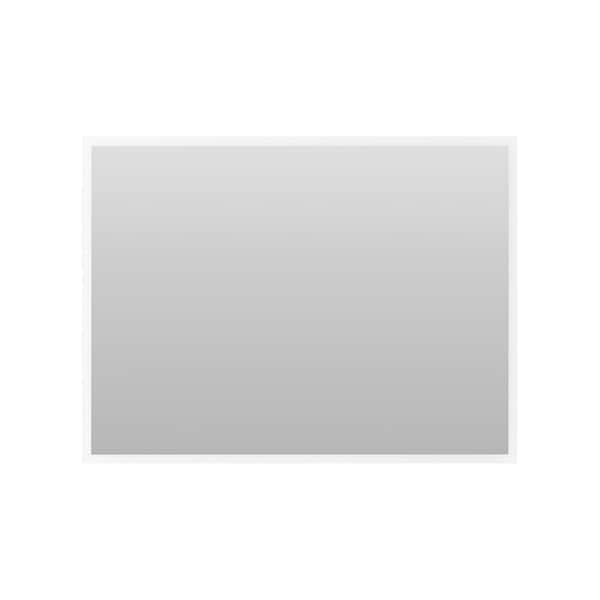 ARPELLA Romano 48 in. W x 36 in. H Large Rectangular Frameless LED Wall Bathroom Vanity Mirror with Dimmer and Defogger