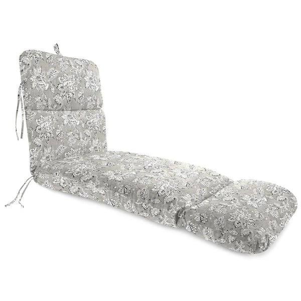 Jordan Manufacturing 74 in. L x 22 in. W x 5 in. T Rectangular Outdoor Chaise Lounge Cushion in Adair Gray