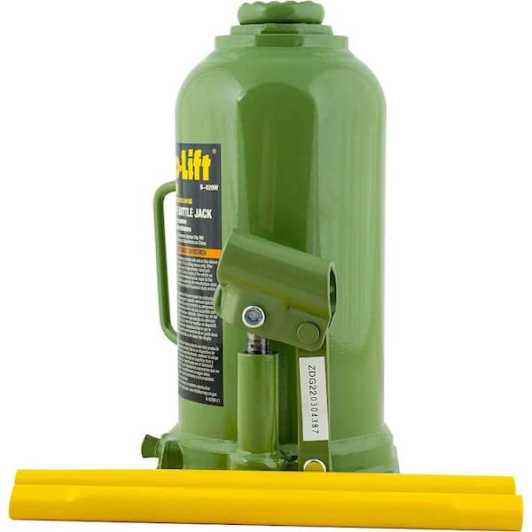 Pro-Lift ‎B-020W 20-Ton Capacity Hydraulic Welded Bottle Jack with Side Pump - 2