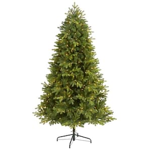 6.5 ft. Pre-Lit Washington Fir Artificial Christmas Tree with 400 Clear Lights
