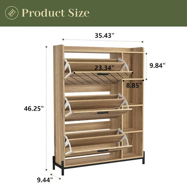 ANIZER Over The Door Hanging Shoe Organizer With 6 Jamaica