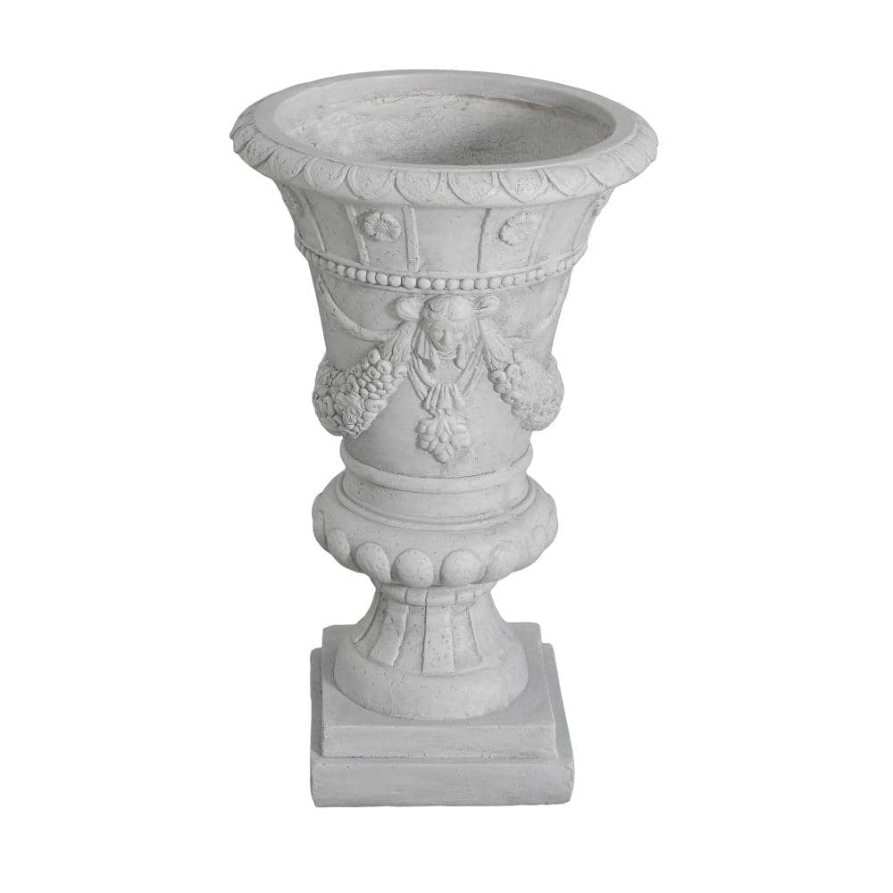 Light Grey Outdoor Garden MGO Urn Planter price history on PriceWatchPro