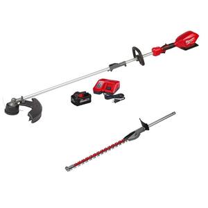 M18 FUEL 18V Lithium-Ion Brushless Cordless QUIK-LOK String Trimmer 8.0Ah Kit with Hedge Trimmer Attachment