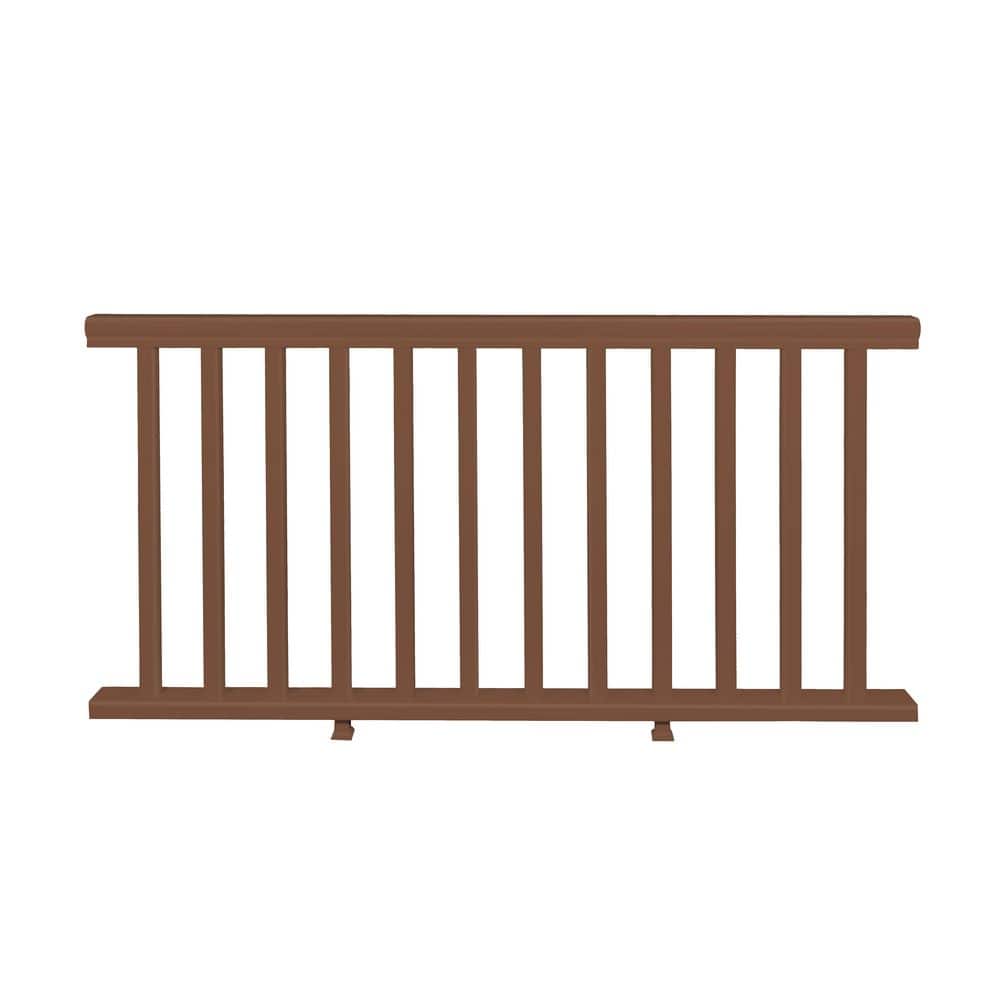 42 in. x 72 in. Brown Vinyl Horizontal Railing price history on PriceWatchPro