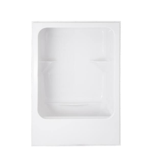 AmeriBath 60 in. x 33 in. x 76 in. 1-Piece Acrylic Bathtub and Shower Kit in White with Closed Top and Right Hand Side Drain