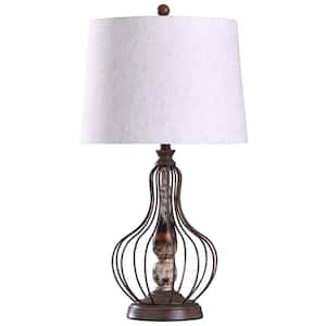 Yarrow 30.5 in. Bronze Weathered Table Lamp