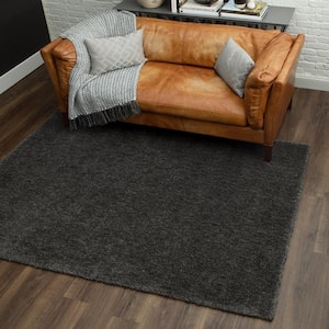 Ethereal Shag Graphite Charcoal 3 ft. x 5 ft. Indoor Area Rug