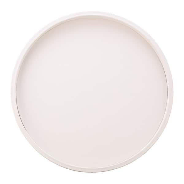 Kraftware BARTENDER'S CHOICE 14 in. W x 1.3 in. H x 14 in. D White Leatherette Serving Tray
