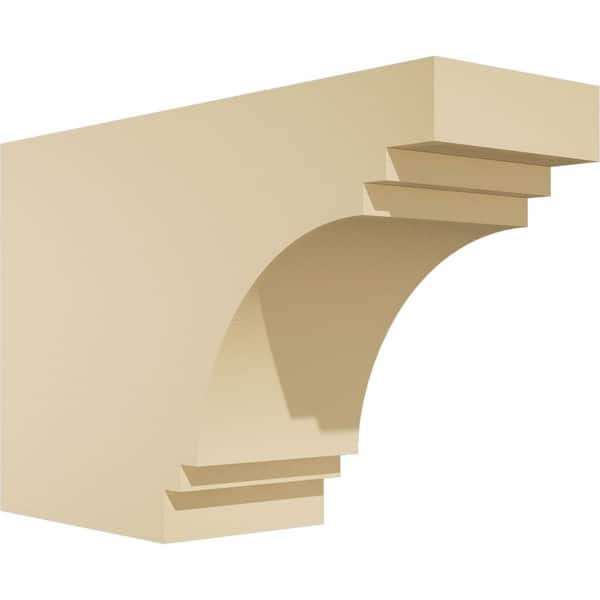 Ekena Millwork Standard Pescadero 5 in. W x 10 in. H x 16 in. D Signature Urethane Rafter Tail Outlooker