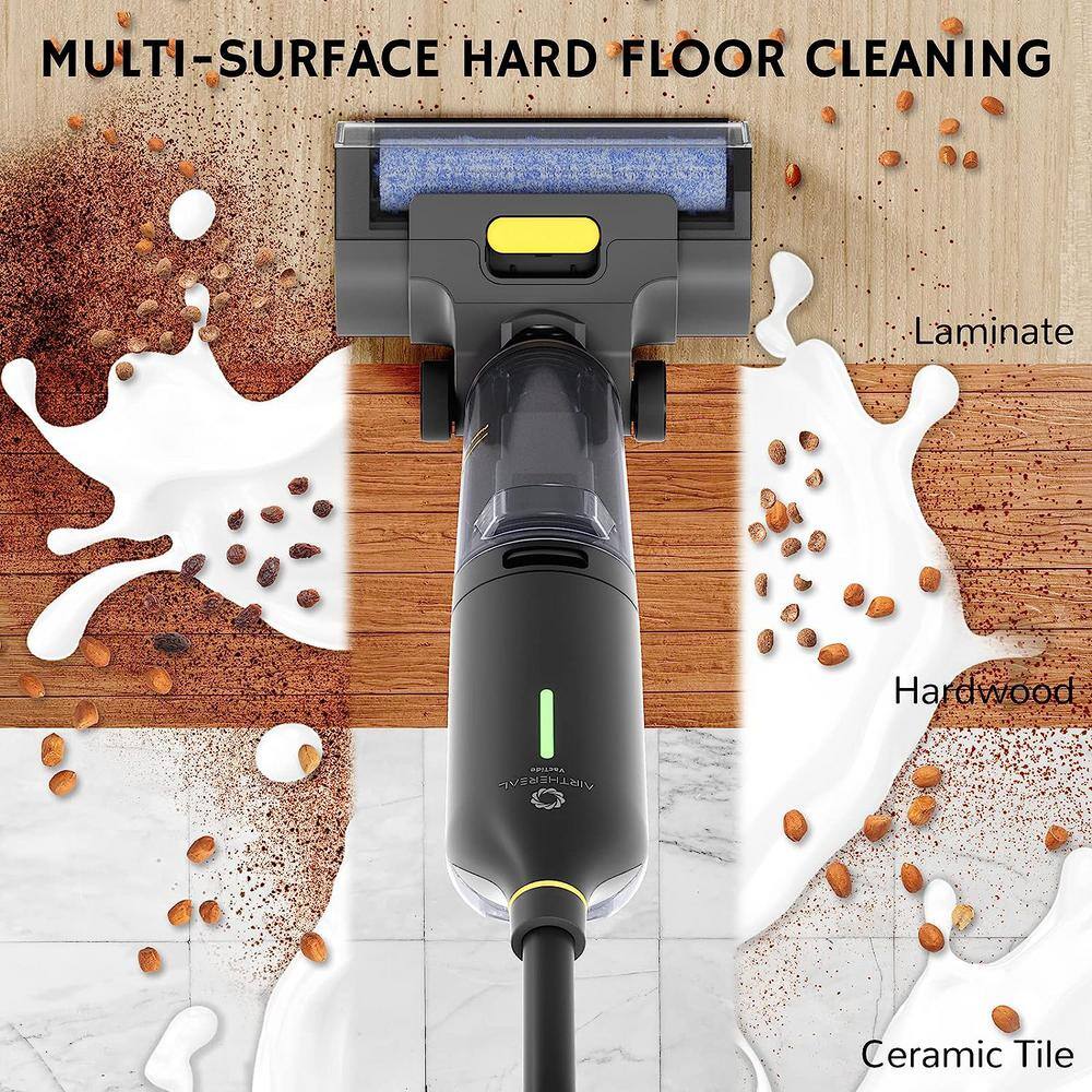 Dark Gray Cordless Stick Vacuum with HEPA Filter